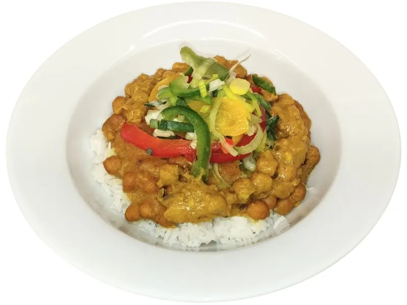 Kichererbsen-Erdnuss-Curry