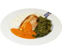 Asiatische Hähnchenbrust mit Kokos-Curry-Sauce