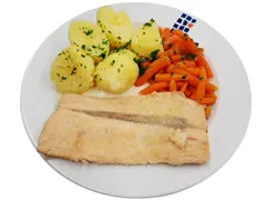 Gebratenes Lachsfilet