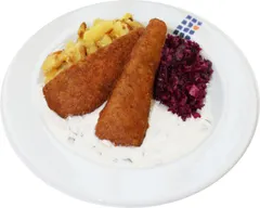 Backfisch mit Remouladensauce [15]