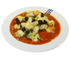 Gnocchi in Tomaten-Oliven-Sauce