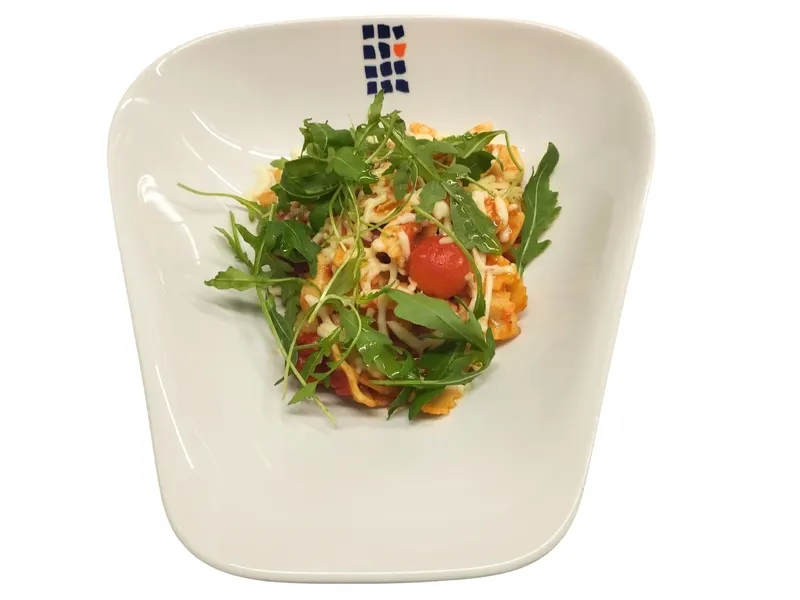 Nudelgratin mit Tomate